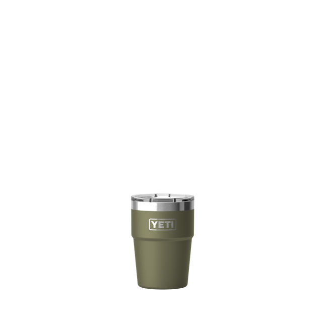 YETI Rambler 16 OZ (473ml) Stackable Cup With Magslider Lid - Olive / King Crab