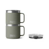 YETI Rambler 14 OZ (414ml) Stackable Mug With DuraSip™ Ceramic Lining - Pampa Green