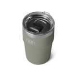 YETI Rambler 16 OZ (473ml) Stackable Cup With Magslider Lid - Pampa Green