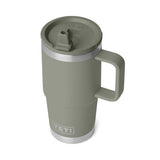 YETI Rambler 20 OZ (591ml) Travel Mug With Straw Lid - Pampa Green
