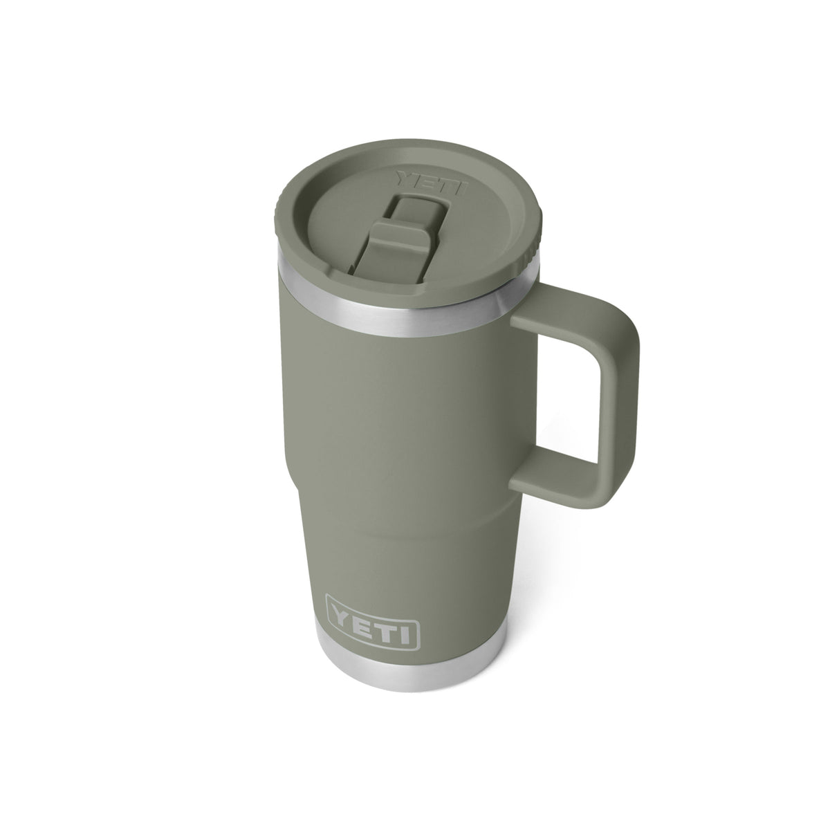 YETI Rambler 20 OZ (591ml) Travel Mug With Straw Lid - Pampa Green