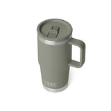 YETI Rambler 20 OZ (591ml) Travel Mug With Straw Lid - Pampa Green