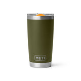 YETI Rambler 20 OZ (591ml) Tumbler With Magslider Lid - Olive / King Crab
