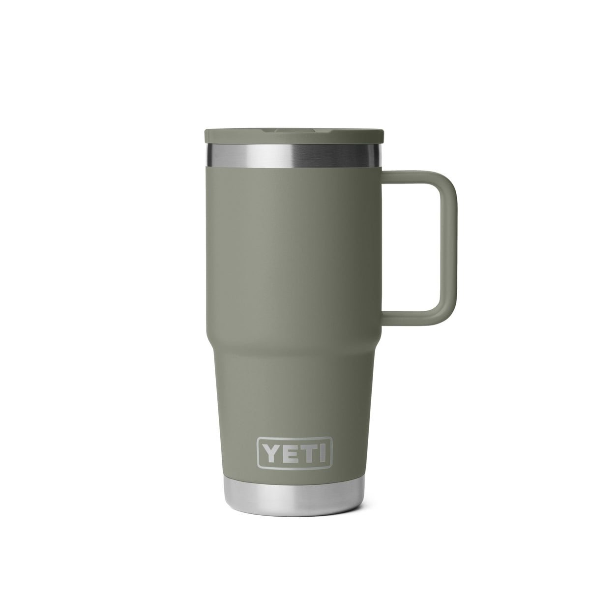 YETI Rambler 20 OZ (591ml) Travel Mug With Straw Lid - Pampa Green