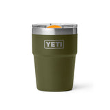 YETI Rambler 16 OZ (473ml) Stackable Cup With Magslider Lid - Olive / King Crab