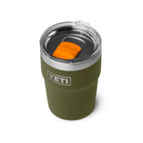YETI Rambler 16 OZ (473ml) Stackable Cup With Magslider Lid - Olive / King Crab