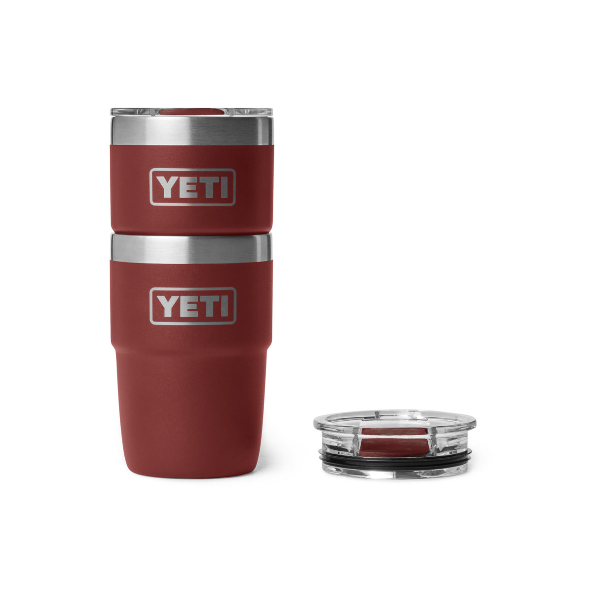 YETI Rambler 8 OZ (237ml) Stackable Cup With DuraSip™ Ceramic Lining - Stag Red