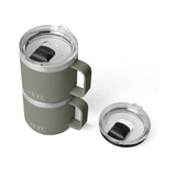 YETI Rambler 14 OZ (414ml) Stackable Mug With DuraSip™ Ceramic Lining - Pampa Green