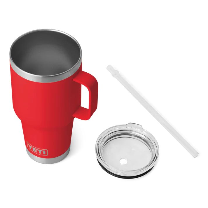 YETI Rambler 35 OZ (994ml) Straw Mug With Straw Lid - Rescue Red