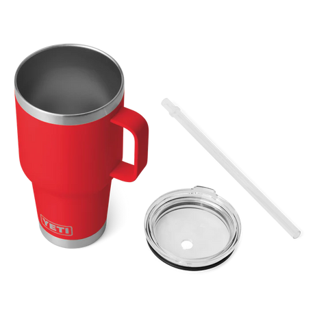 YETI Rambler 35 OZ (994ml) Straw Mug With Straw Lid - Rescue Red