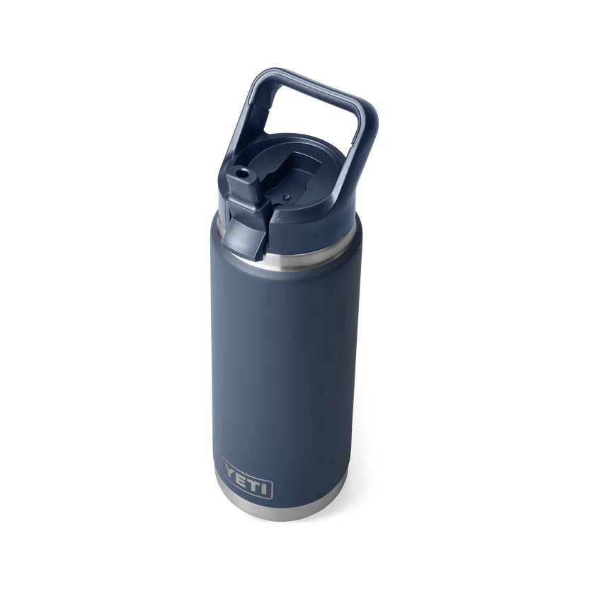 YETI Rambler 26 OZ (769ml) Bottle With Straw Cap - Navy
