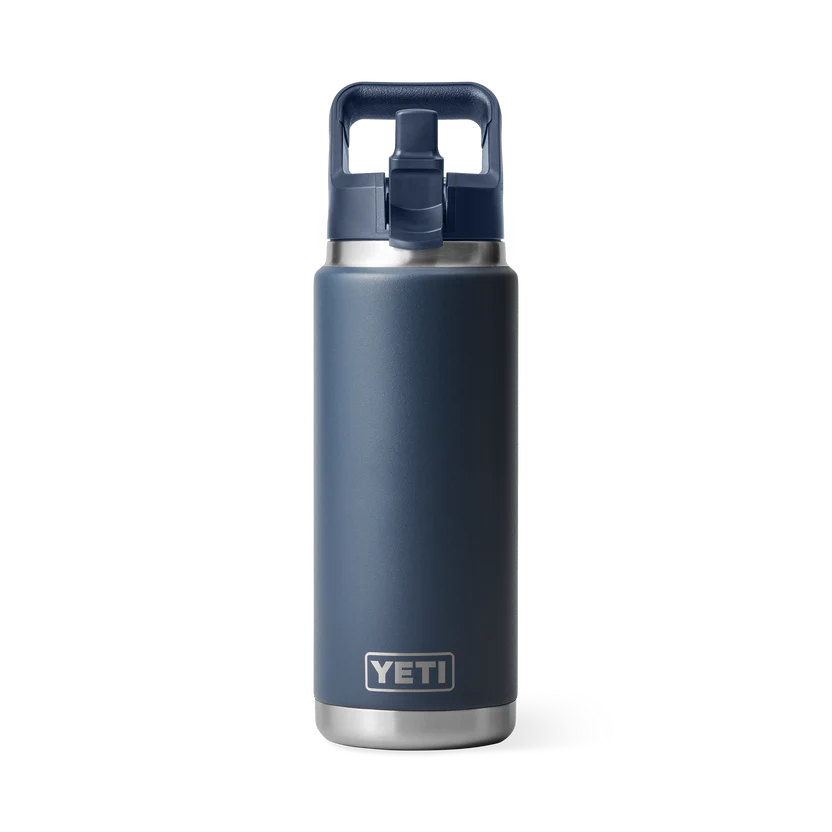 YETI Rambler 26 OZ (769ml) Bottle With Straw Cap - Navy