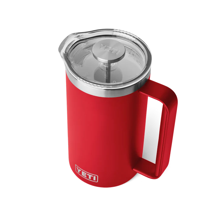 YETI Rambler 34 OZ French Press Cafetiere - Rescue Red