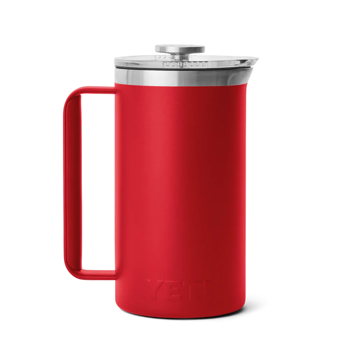 YETI Rambler 34 OZ French Press Cafetiere - Rescue Red