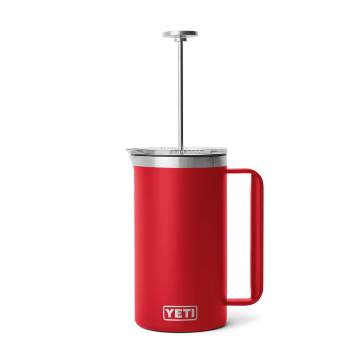 YETI Rambler 34 OZ French Press Cafetiere - Rescue Red