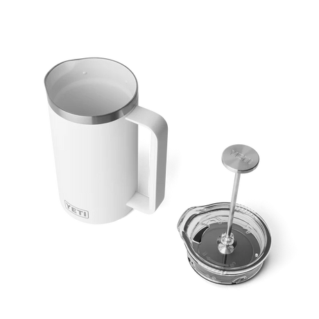 YETI Rambler 34 OZ French Press Cafetiere - White