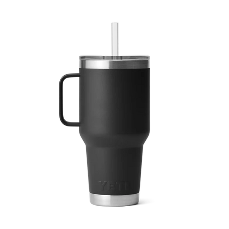 YETI Rambler 35 OZ (994ml) Straw Mug With Straw Lid - Black
