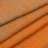 DENTS Pumpkin reversible ombre speckle scarf worn view