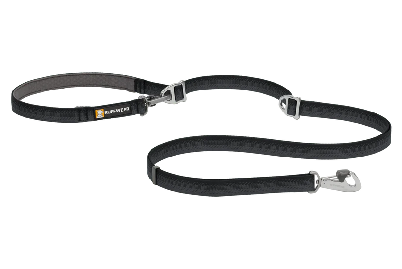 RUFFWEAR Switchbak Double-Ended Dog Lead - Basalt Grey Ruffwear