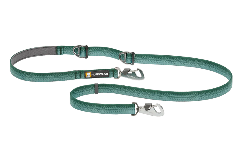 RUFFWEAR Switchbak Double-Ended Dog Lead - River Rock Green Ruffwear