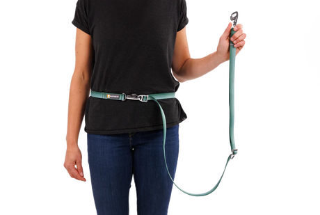 RUFFWEAR Switchbak Double-Ended Dog Lead - River Rock Green Ruffwear