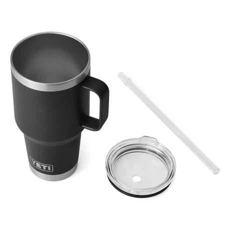 YETI Rambler 35 OZ (994ml) Straw Mug With Straw Lid - Black