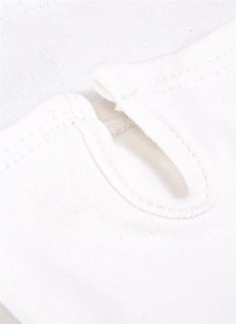 DENTS Men’s Three-Point Cotton Gloves – White detail