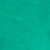 Women's long satin opera gloves in green, fabric close up.