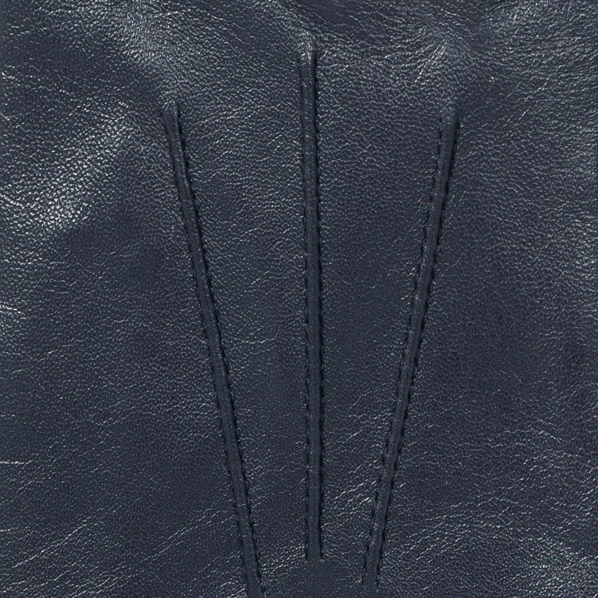 Women's three point leather gloves navy, three point. 