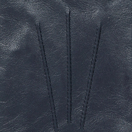 Women's three point leather gloves navy, three point. 