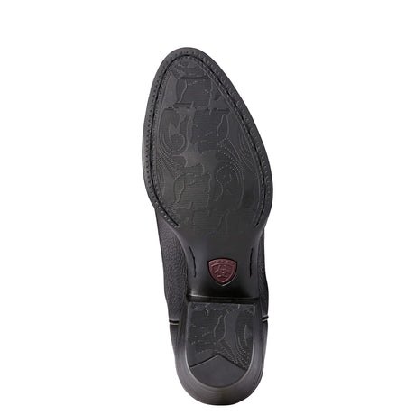 ARIAT Heritage Western R Toe Boots - Womens Cowgirl - Black Deertan