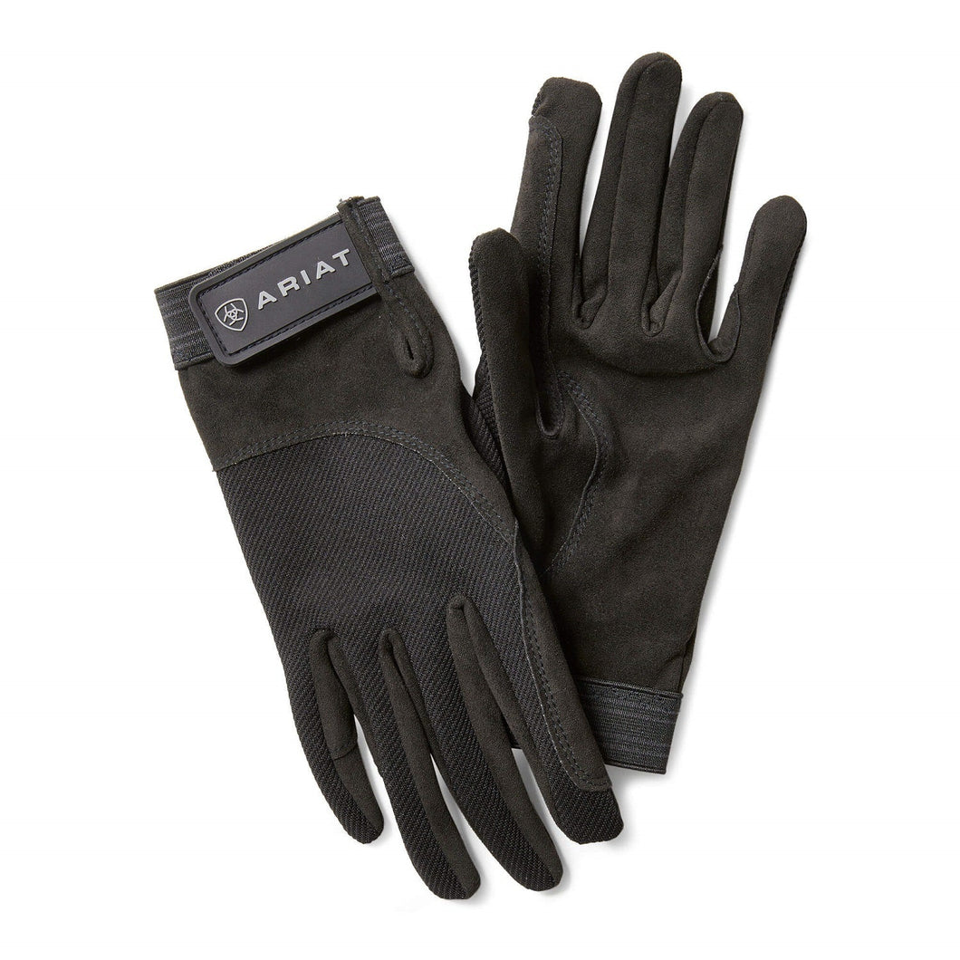 50% OFF ARIAT Tek Grip Riding Gloves - Black - Size: UK 7.5