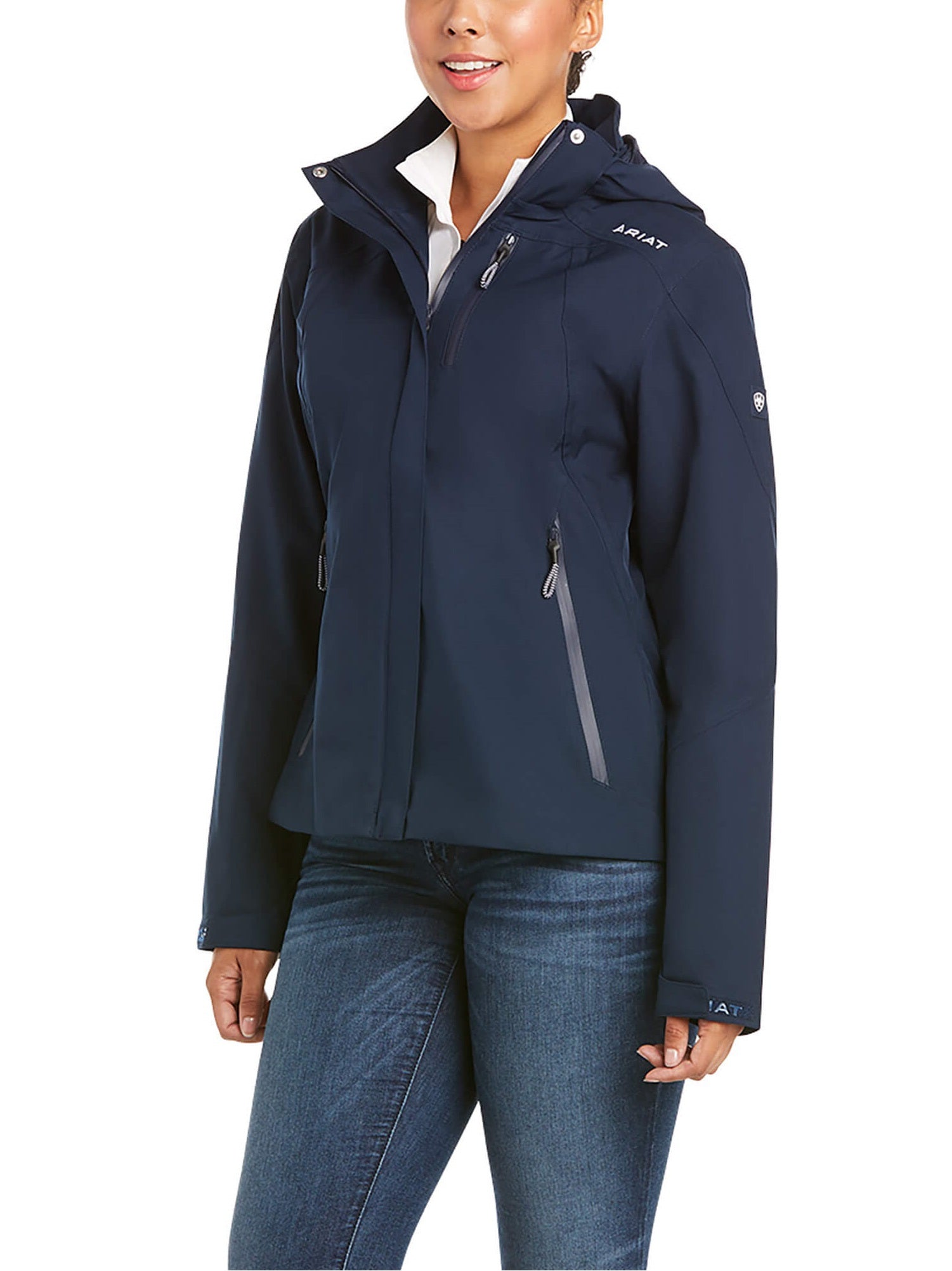 40% OFF ARIAT Women's Coastal Waterproof Jacket - Navy - Size Large