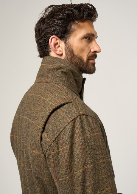 ALAN PAINE Combrook Mens Shooting Field Coat - Teak