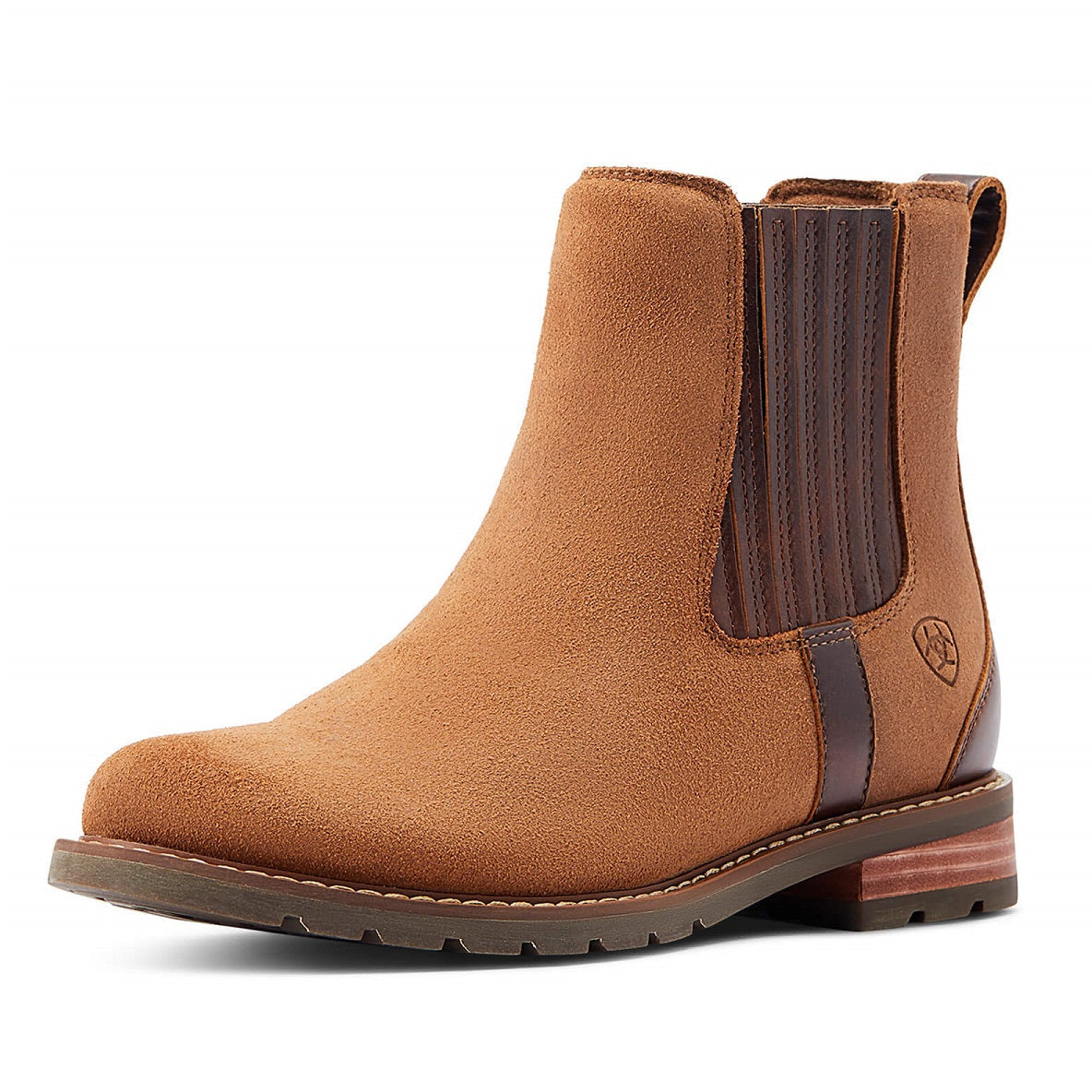 40% OFF - ARIAT Wexford H2O Waterproof Chelsea Boots - Womens - Saddle Suede - Sizes: UK 5.5