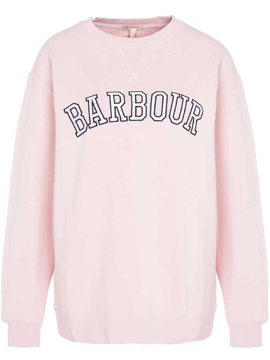 BARBOUR Northumberland Sweatshirt - Women's - Shell Pink