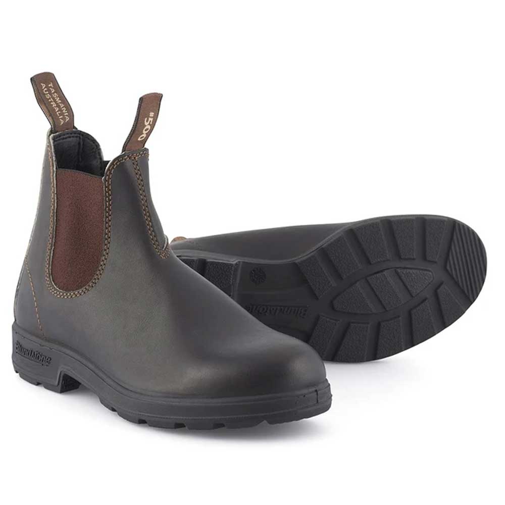 40 OFF BLUNDSTONE Boots 500 Leather Stout Brown Size UK