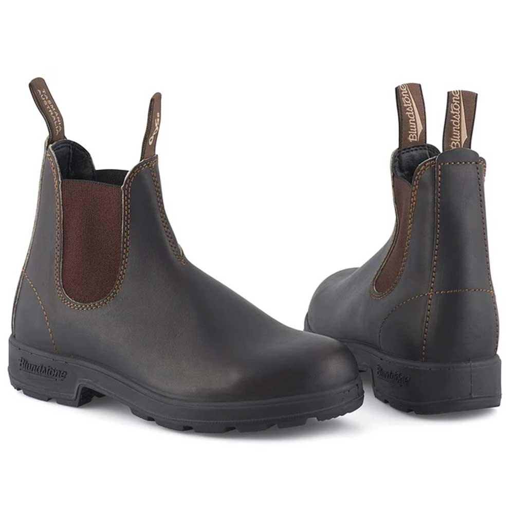 40 OFF BLUNDSTONE Boots 500 Leather Stout Brown Size UK