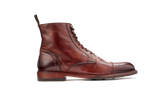 BARKER Bourne Boots - Mens Lace Up - Rosewood Dip Dyed - side view