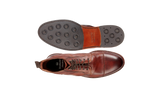 BARKER Bourne Boots - Mens Lace Up - Rosewood Dip Dyed - sole view