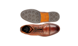 BARKER Bourne Boots - Mens Lace Up - Tan Dip Dyed - sole view