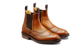 BARKER Bowness Boots - Mens Brogue - Cedar Grain - sole view
