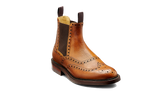 BARKER Bowness Boots - Mens Brogue - Cedar Grain - front view
