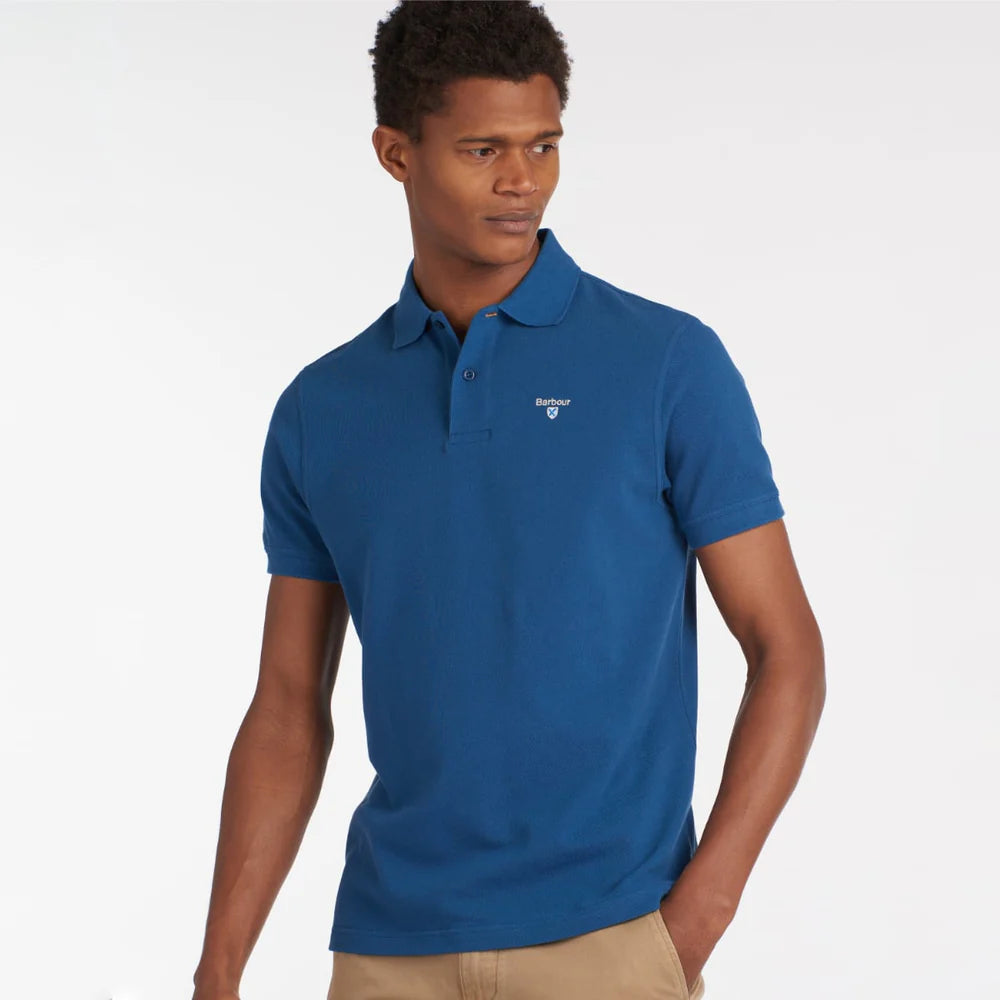 BARBOUR Sports Polo Shirt - Men's - Deep Blue