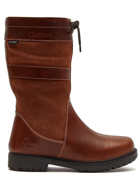 30% OFF CHATHAM Ladies Paddock II Waterproof Leather Boots - Tan - Size: UK 8 (EU41)