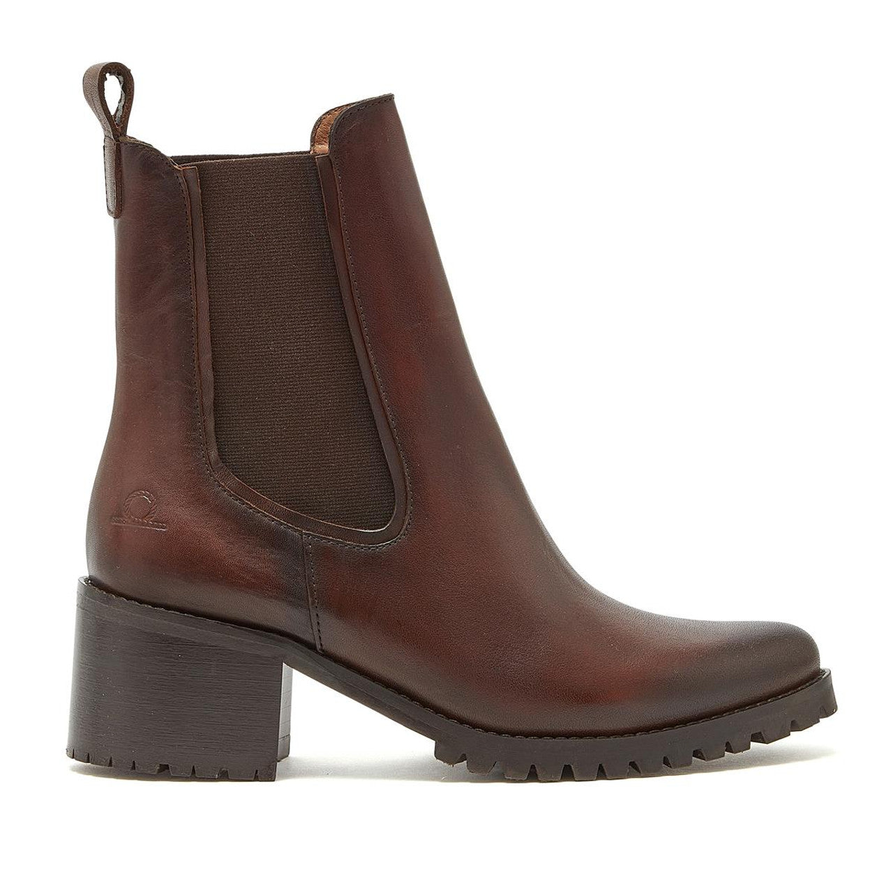 40% OFF CHATHAM Ladies Vyne Heeled Chelsea Boots - Dark Brown - Size: UK 5 (EU38)