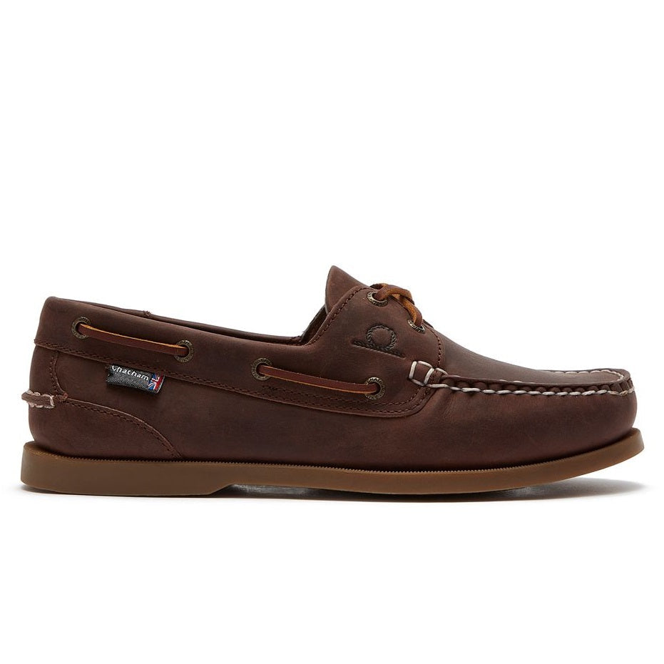 50% OFF - CHATHAM Mens Deck II G2 Leather Boat Shoes - Chocolate - Size: UK 6 (EU40)