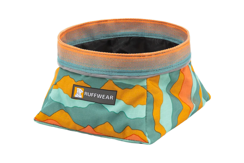 RUFFWEAR Quencher Packable Dog Bowl - Spring Mouintains Ruffwear