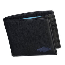 Load image into Gallery viewer, PAMPEANO Dinero Card Wallet - Black Leather

