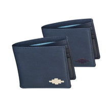 Load image into Gallery viewer, PAMPEANO Dinero Card Wallet - Navy Leather
